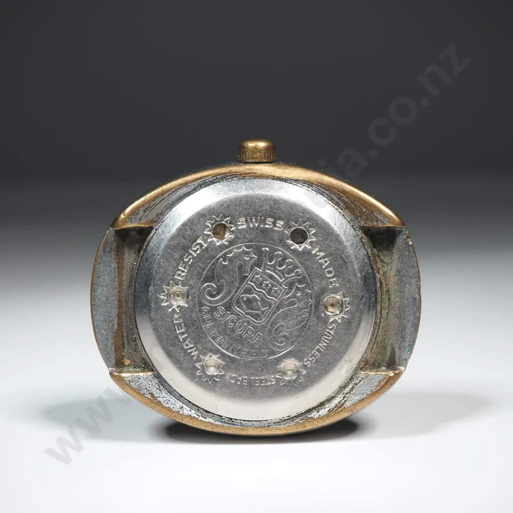 Vintage Sicura Wristwatch Head Image 1++