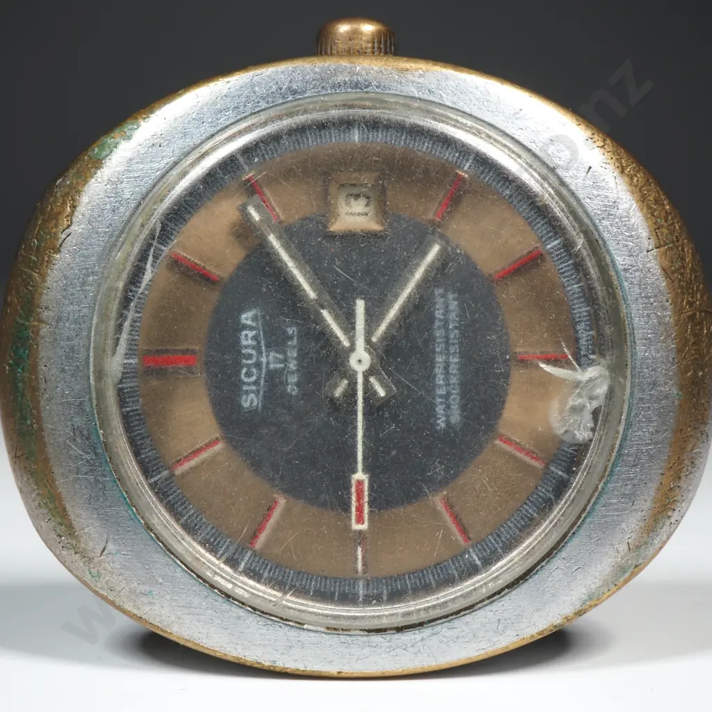 Vintage Sicura Wristwatch Head Image 1++
