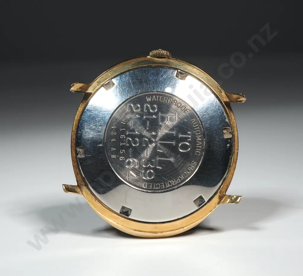 Vintage Gold Capped Hafis Automatic Wrist Watch Head Image 1++