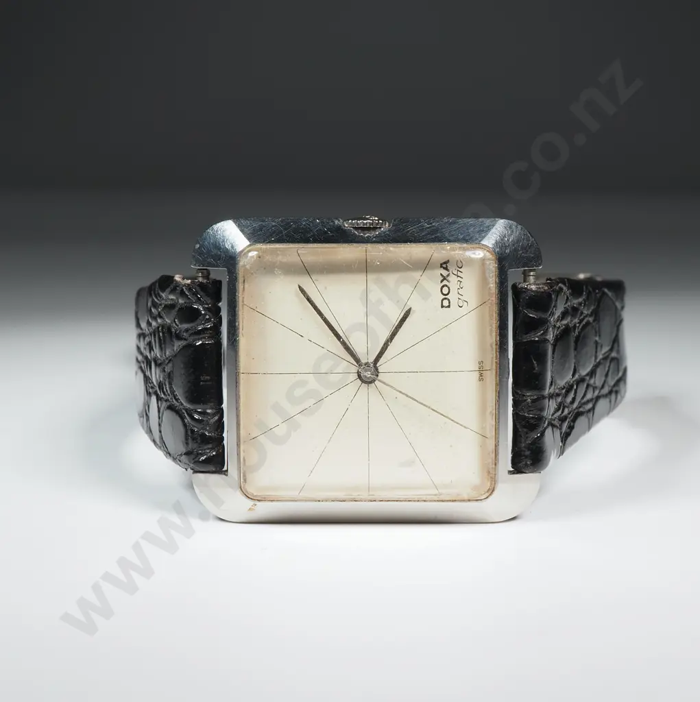 Vintage DOXA Grafic Wrist Watch - Midcentury Moment Image 1++