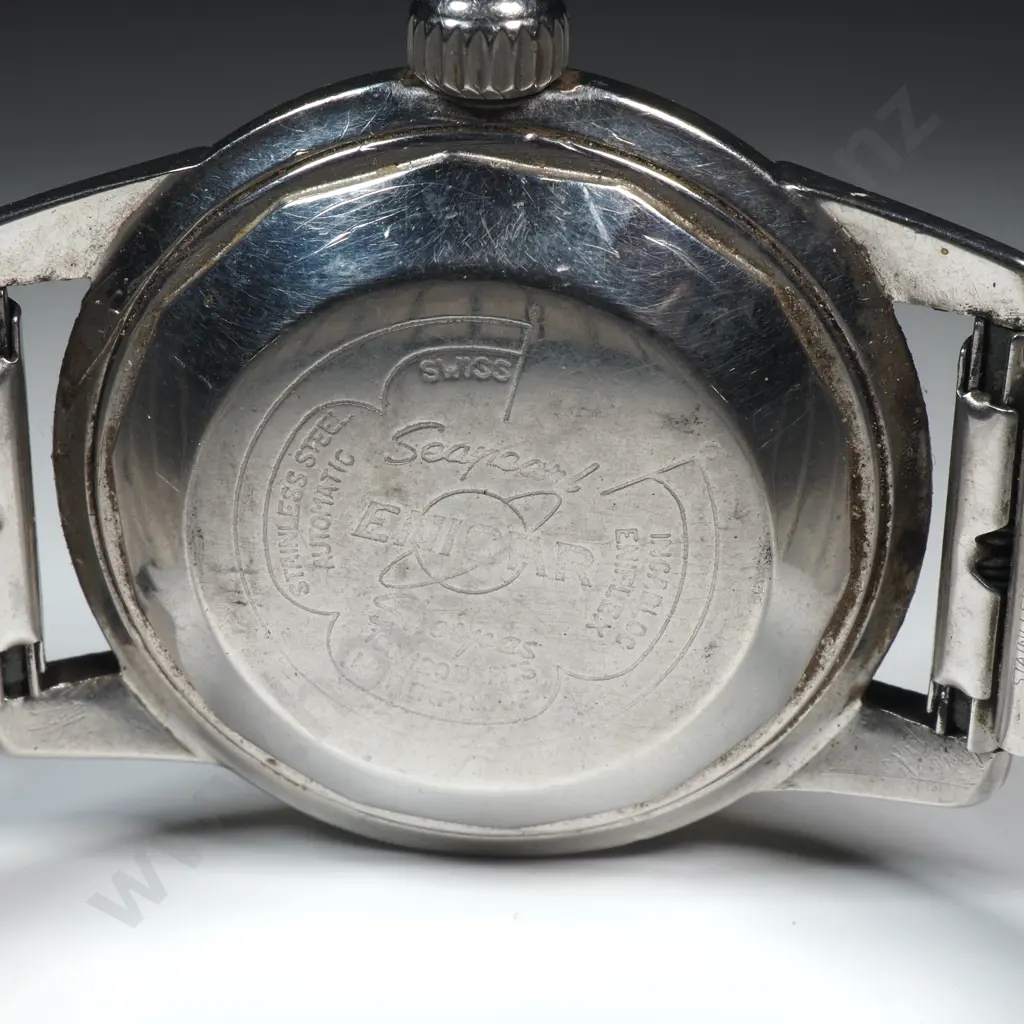 1960's Stainless Steel Enicar Ultrasonic Sherpa Automatic Wristwatch Image 1++