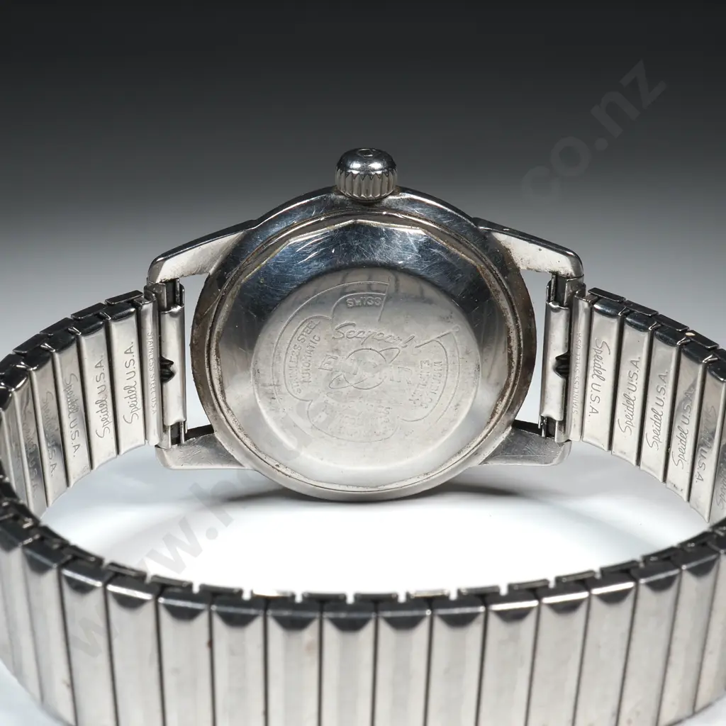 1960's Stainless Steel Enicar Ultrasonic Sherpa Automatic Wristwatch Image 1++