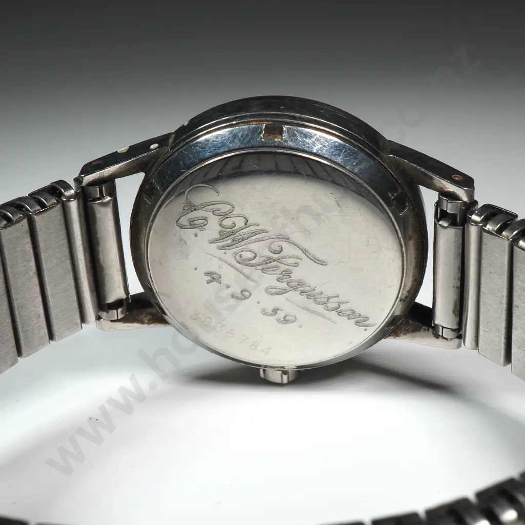 Vintage Eternamatic Wrist Watch on Flex Strap Image 1++