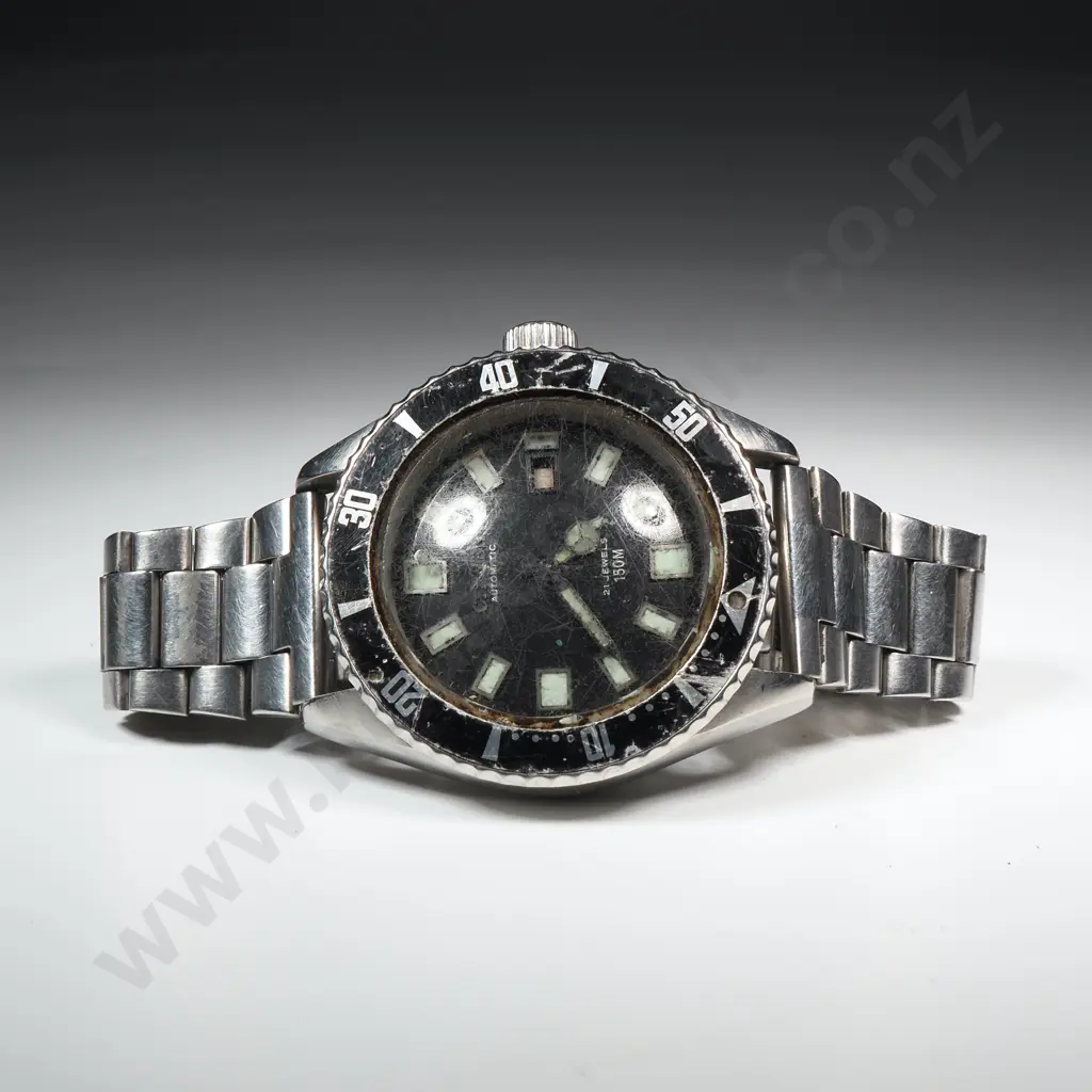 Vintage Citizen Stainless Steel Divers Wristwatch Image 1++