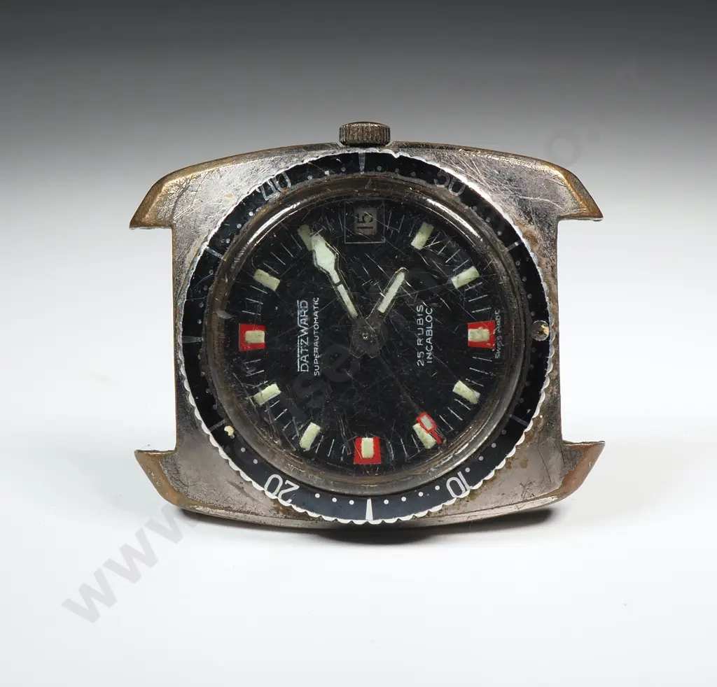 Vintage Datzward Superautomatic Wristwatch Head Image 1++