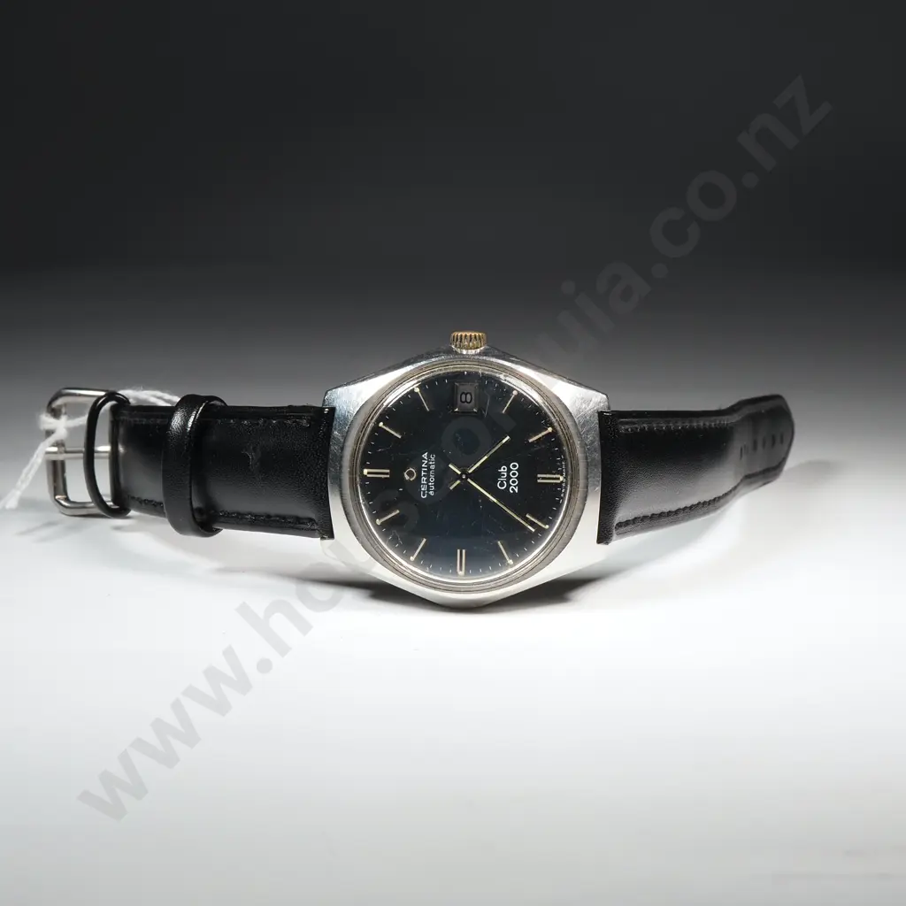 Gents Certina Automatic Club 2000 Wristwatch on Leather Strap Image 1++