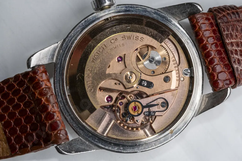 Omega Seamaster, Automatic Calendar, Circa 1960 in Stainless Steel w Snakesin Strap, Cal. 503 Ref 2849 Image 1++