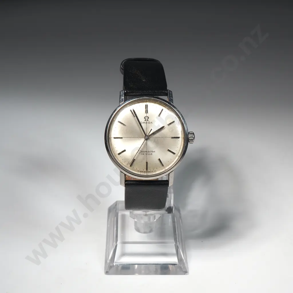 Vintage Omega De Ville Stainless Steel Manual Wind Gents Wristwatch Image 1++
