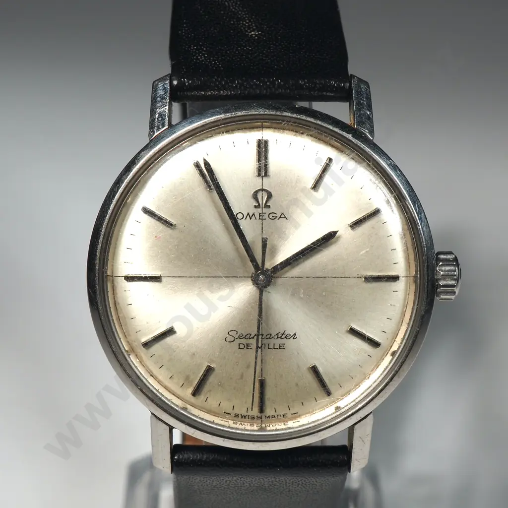 Vintage Omega De Ville Stainless Steel Manual Wind Gents Wristwatch Image 1++