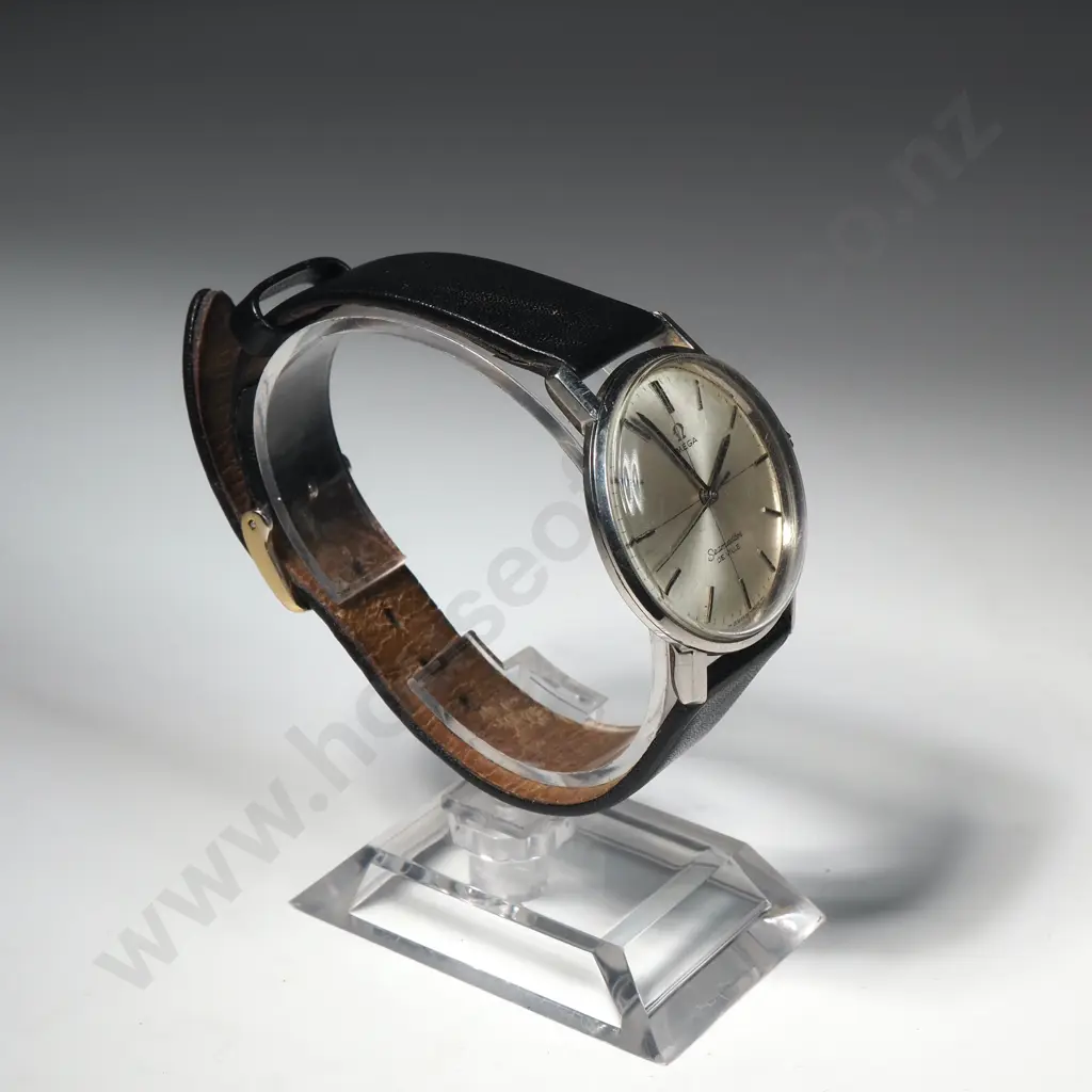 Vintage Omega De Ville Stainless Steel Manual Wind Gents Wristwatch Image 1++