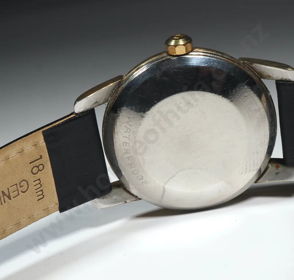 Vintage Omega Seamaster Automatic Calendar Gold Capped Wrist Watch in Box Image 1++