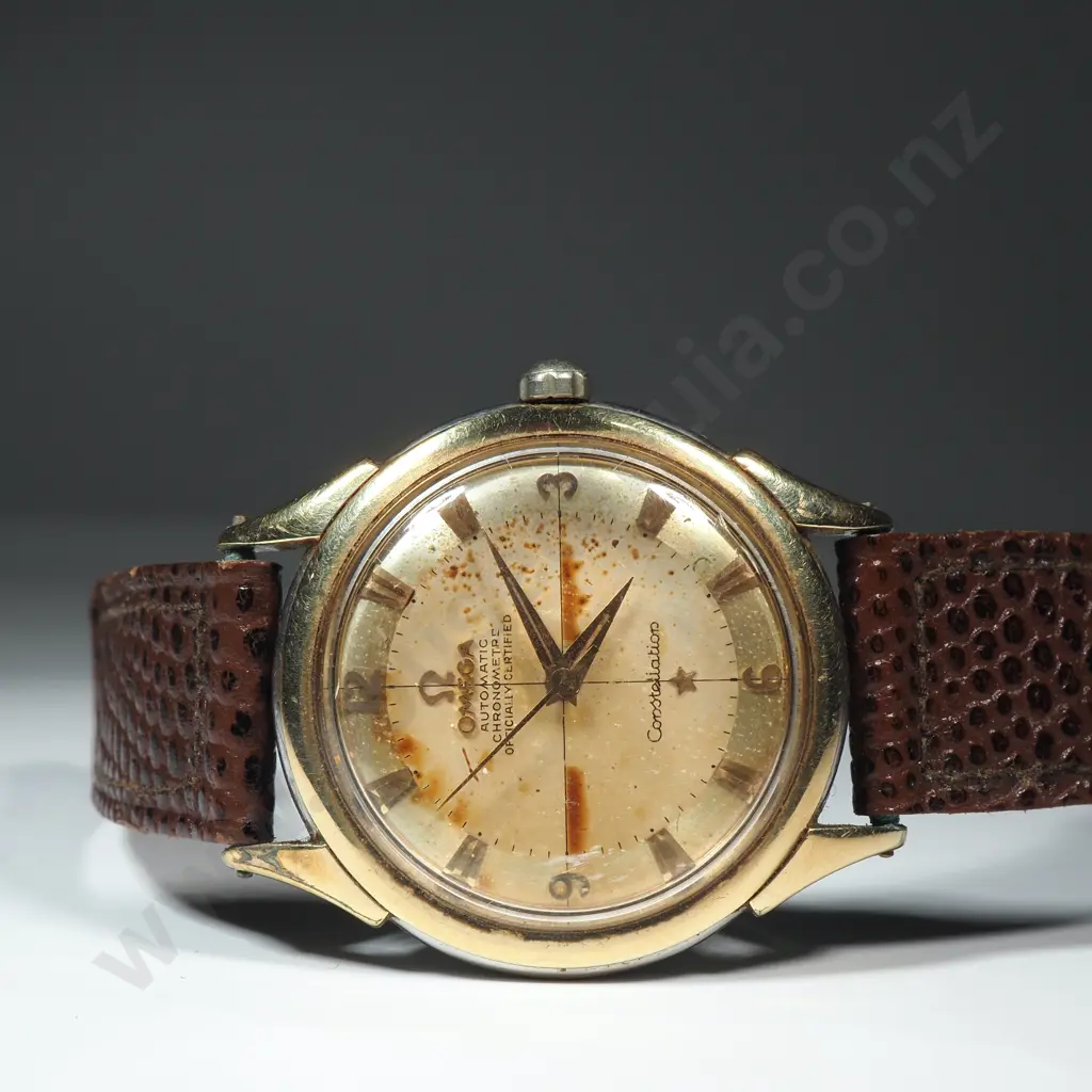 Vintage Omega Constellation Chronometre in Omega Precision Watch Case Image 1++