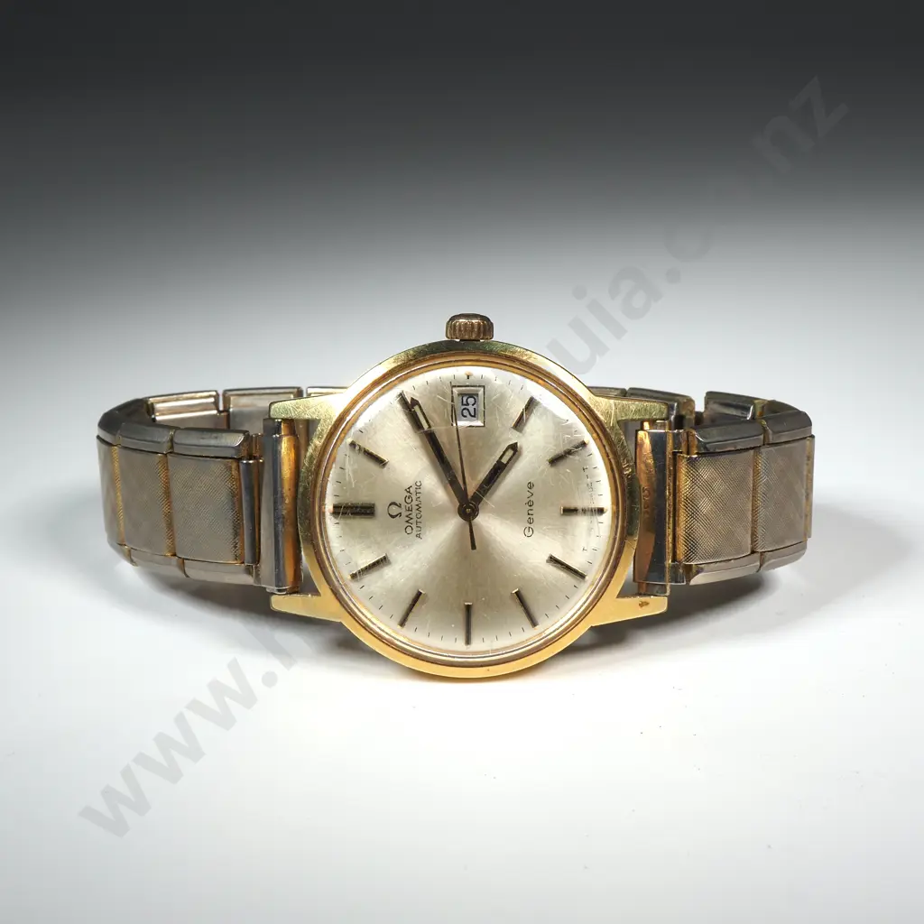 Vintage Gold Capped Omega Automatic Wrist Watch Image 1++