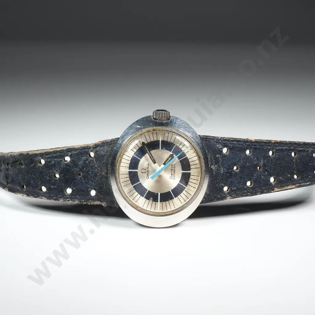 1970's Ladies Stainless Steel Omega Dynamic Automatic Wristwatch Image 1++