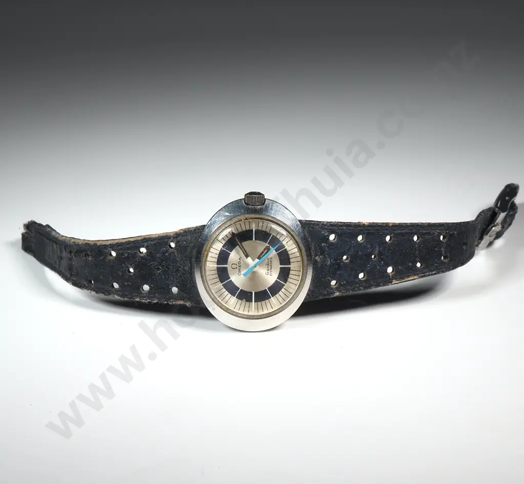 1970's Ladies Stainless Steel Omega Dynamic Automatic Wristwatch Image 1++