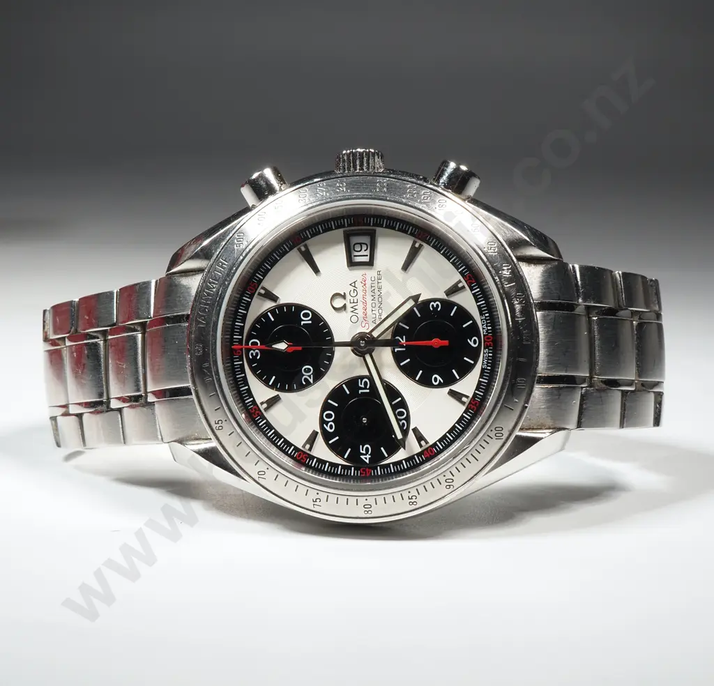 Gents Omega Speedmaster Automatic Chronometer w Box & Papers Image 1++