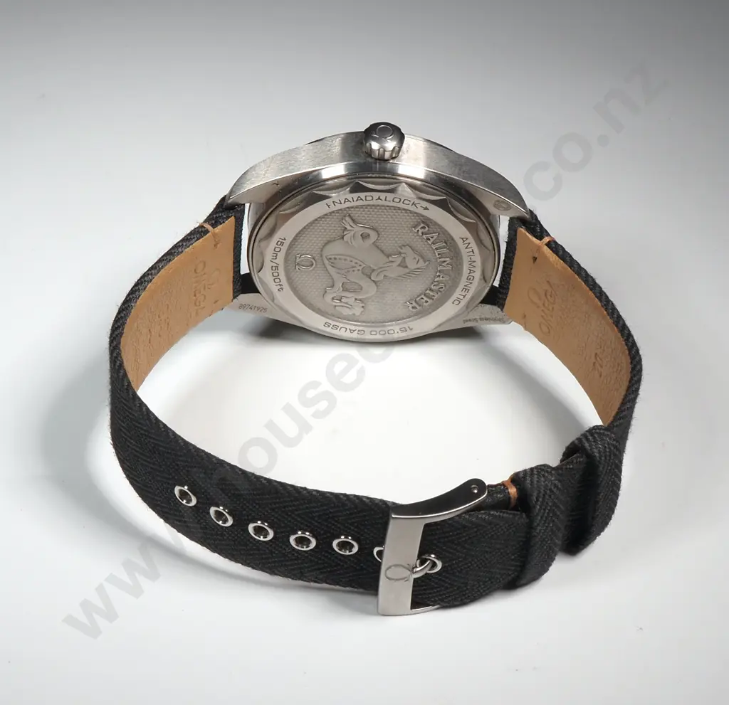 Omega Railmaster Co-Axial Master Chronometer Wristwatch w Original Box / Papers / Hangtags - As New Image 1++