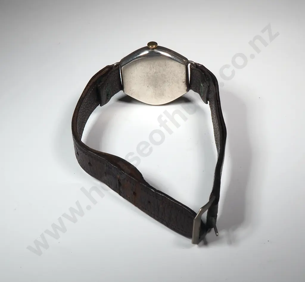 Antique Sterling Silver Gents Rolex Wristwatch Image 1++