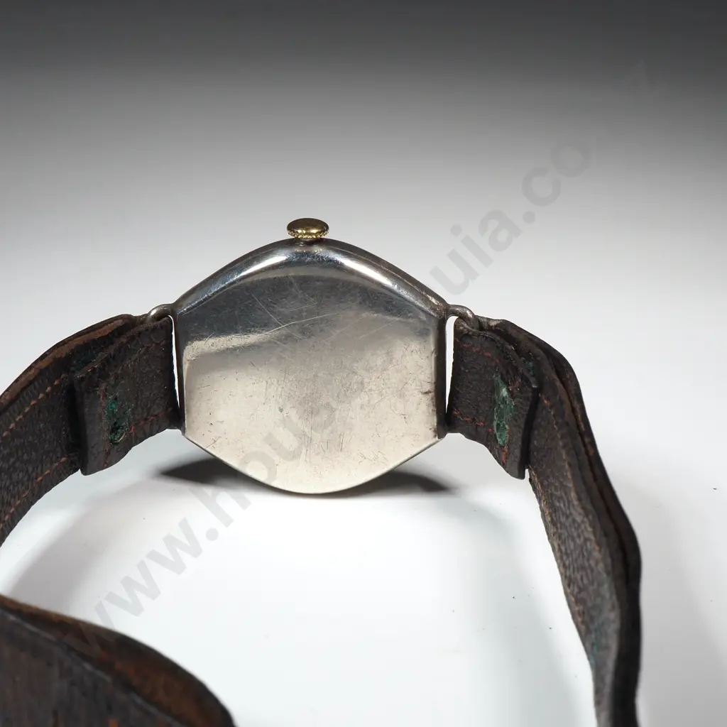 Antique Sterling Silver Gents Rolex Wristwatch Image 1++