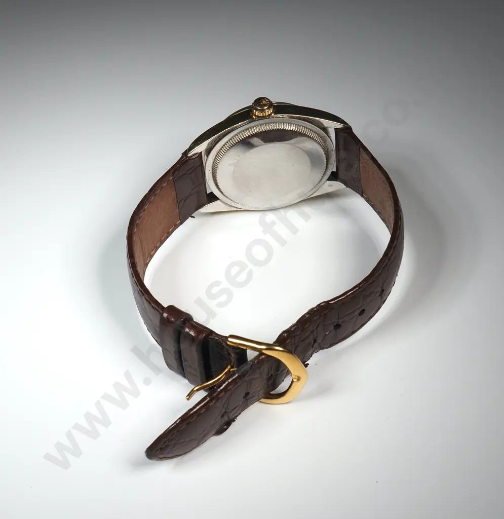 Vintage Rolex Stainless Steel w Gold Top Oyster Perpetual Air King Image 1++