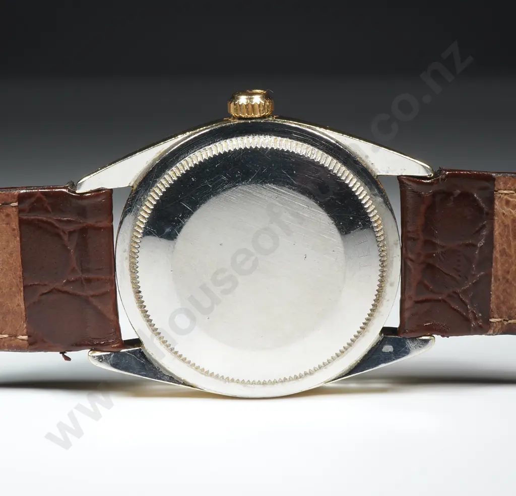 Vintage Rolex Stainless Steel w Gold Top Oyster Perpetual Air King Image 1++