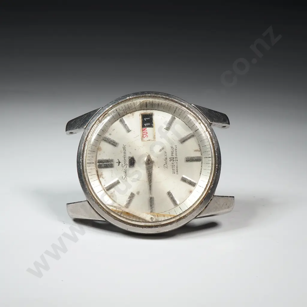 Seiko Sportsmatic Deluxe Wristwatch Head A/F Image 1++