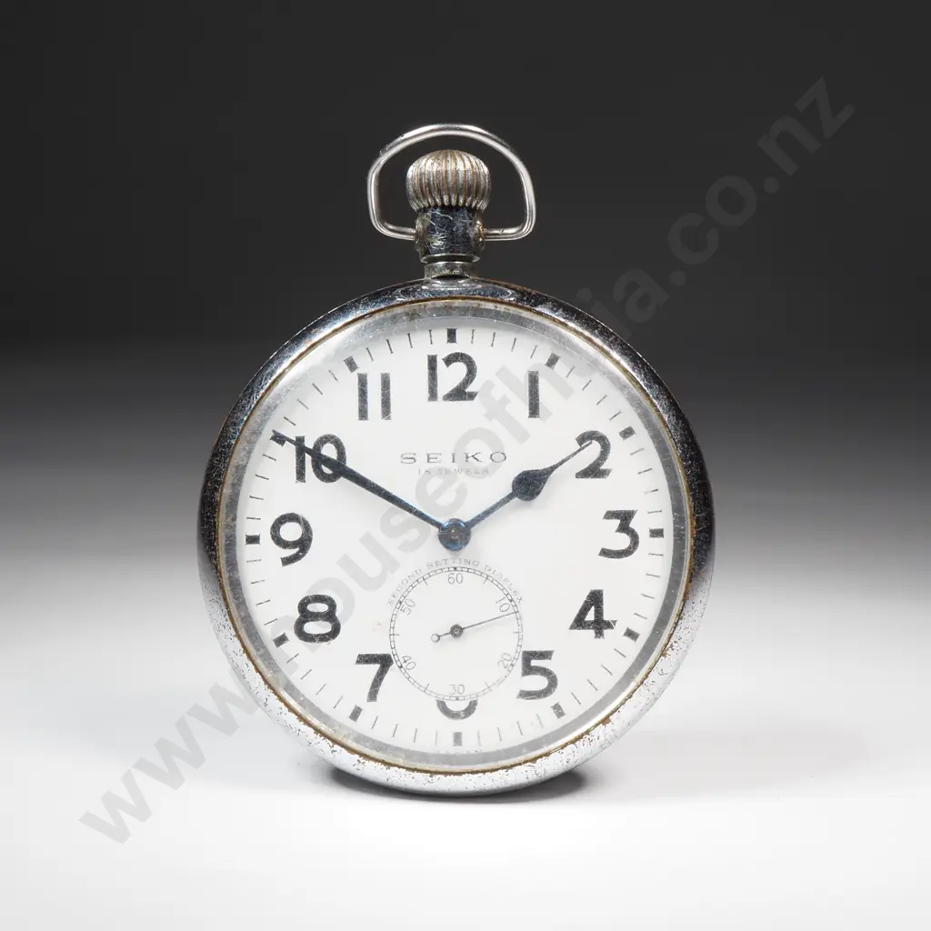 Early Seiko Seikosha Pocket Fob Watch Image 1++