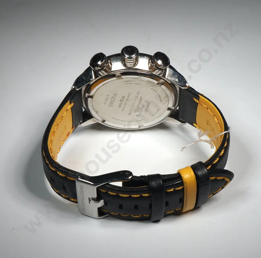 Pulsar V8 SuperCars Official Watch Partner Wristwatch w Box & Papers Image 1++
