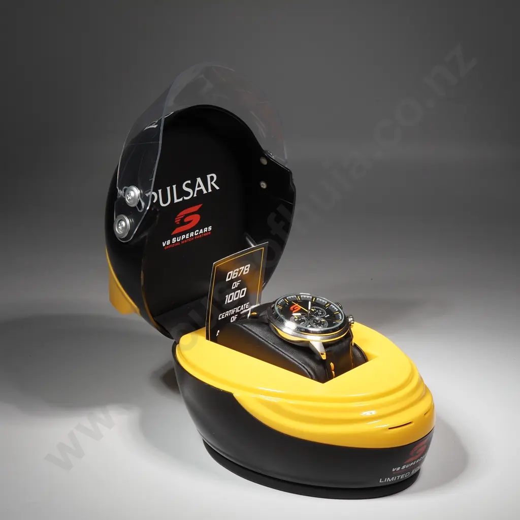 Pulsar V8 SuperCars Official Watch Partner Wristwatch w Box & Papers Image 1++