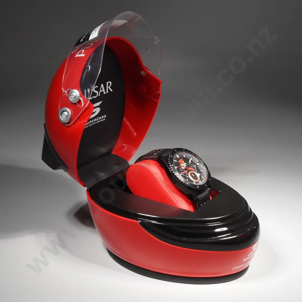 Pulsar V8 SuperCars Official Watch Partner Wristwatch Limited Edition 2015 w Box & Papers Image 1++