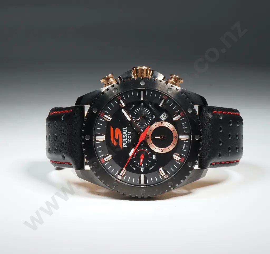 Pulsar V8 SuperCars Official Watch Partner Wristwatch Limited Edition 2015 w Box & Papers Image 1++