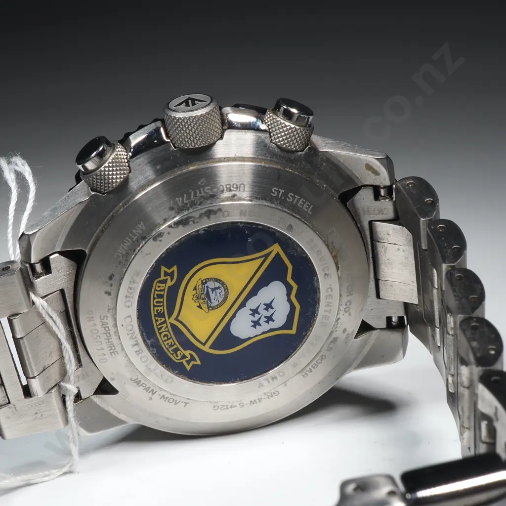 Citezan Cal RX-S Time Radio Controlled Wristwatch w Box & Papers - Appears Running Image 1++