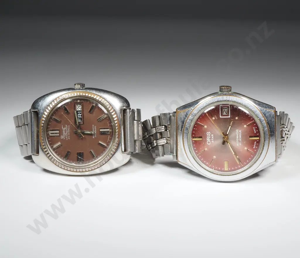 Vintage Oris & Regent Gents Wristwatches Image 1++