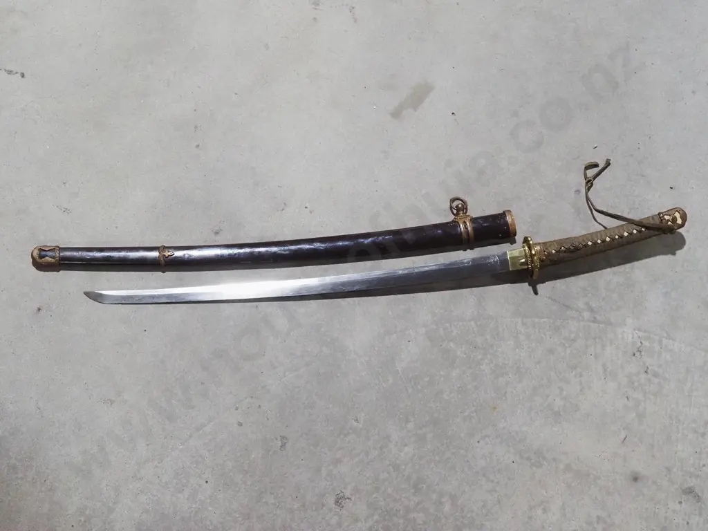 Antique Japanese Katana w Sword Knot Image 1++