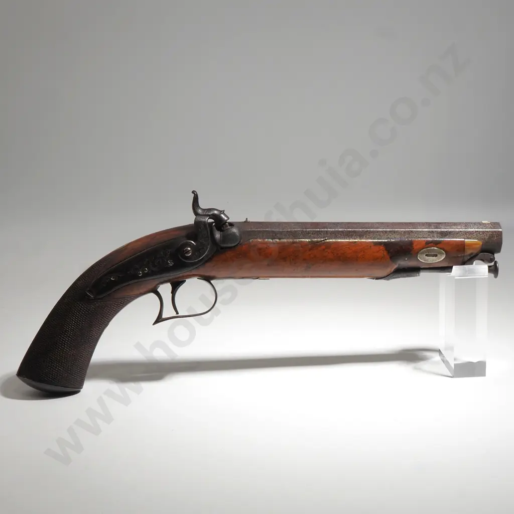 Mortimer Percussion Pistol Captive Ram Rod Overall Length 365mm Image 1++