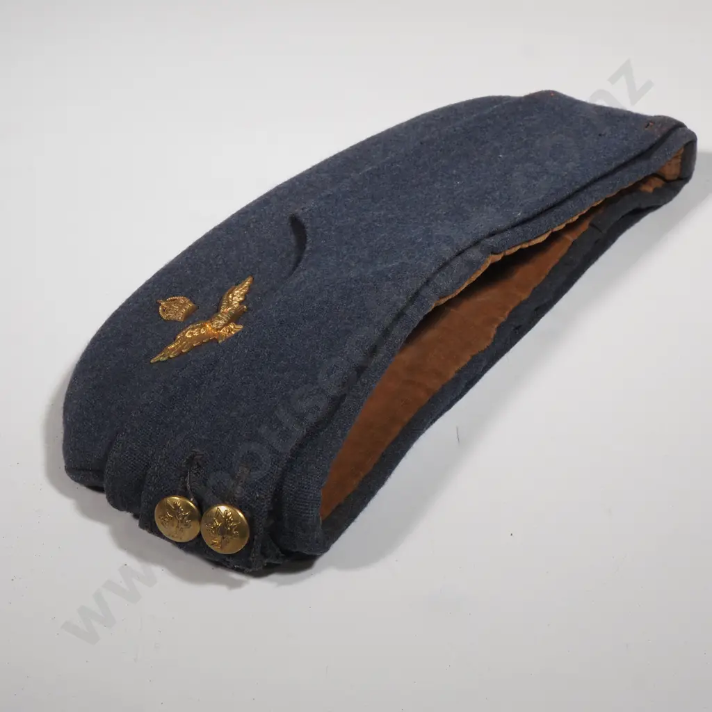 1945 Dated Airmans Side Cap Named to J R Cox  Image 1++