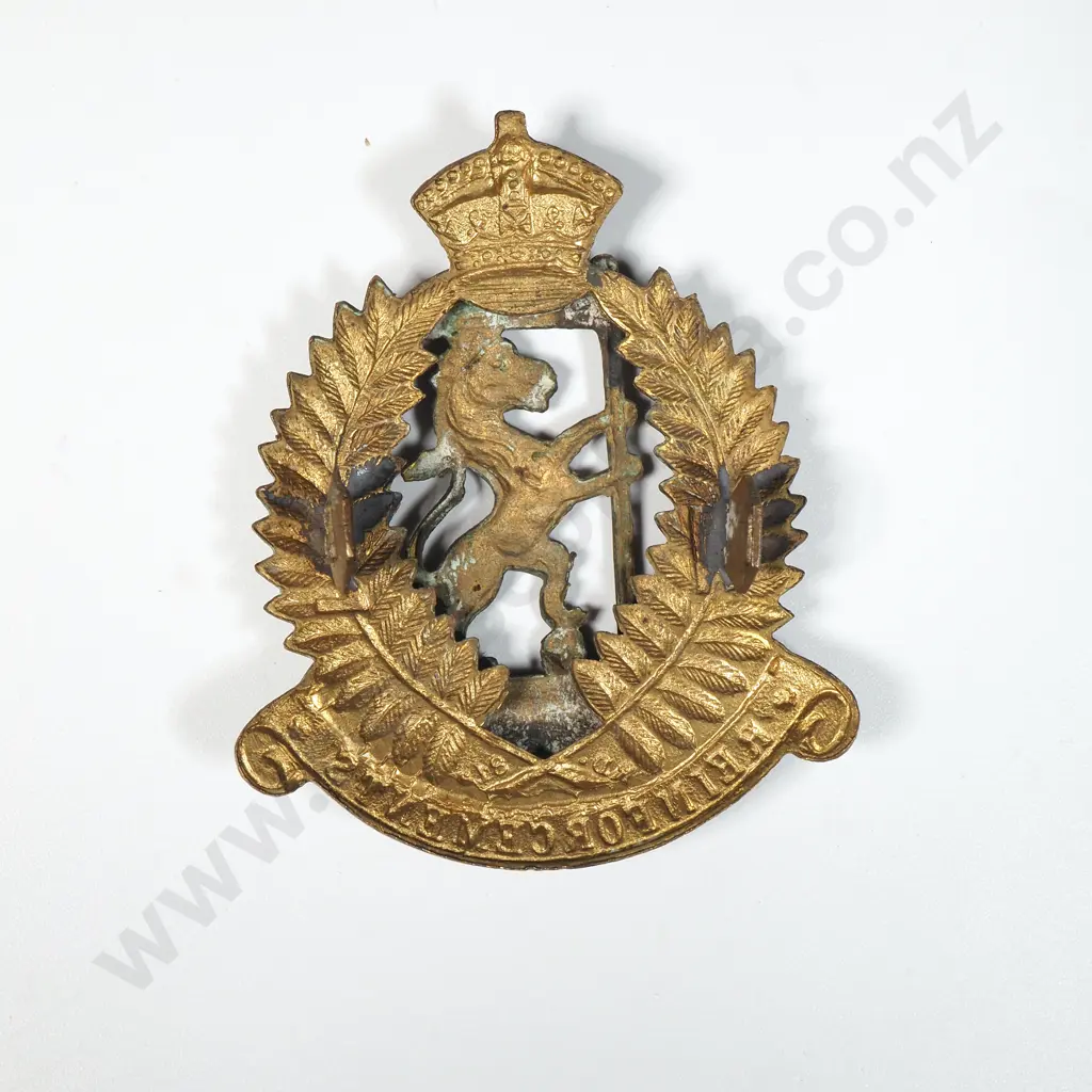WW1 New Zealand Rifle Brigade collar Badge  Image 1++