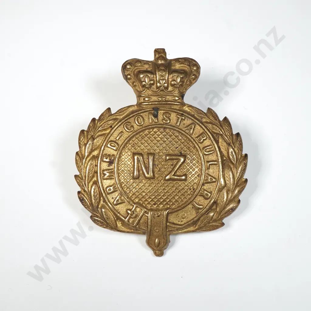 Victorian Pre 1886 New Zealand Armed Constabulary Glengarry Badge Image 1++