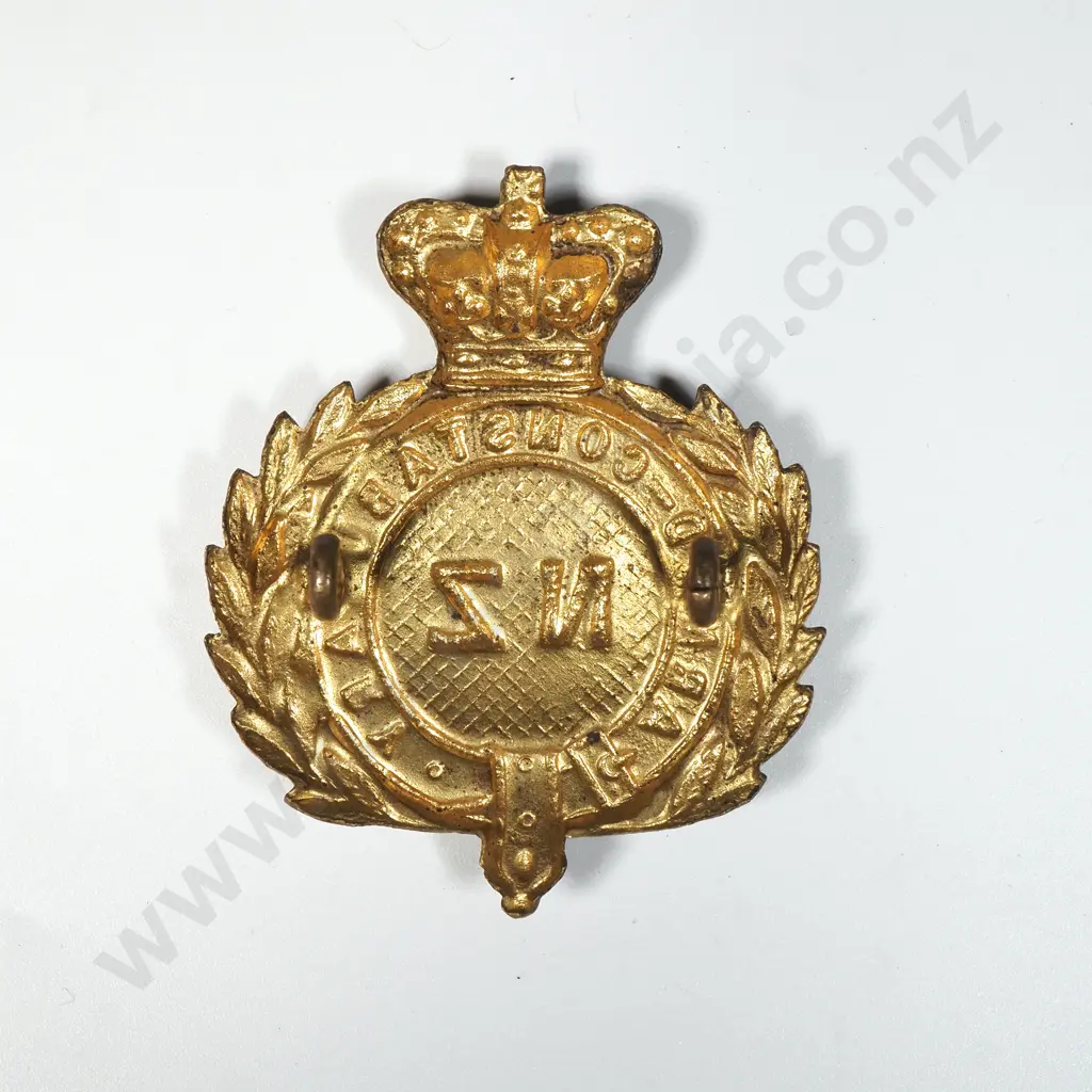 Victorian Pre 1886 New Zealand Armed Constabulary Glengarry Badge Image 1++
