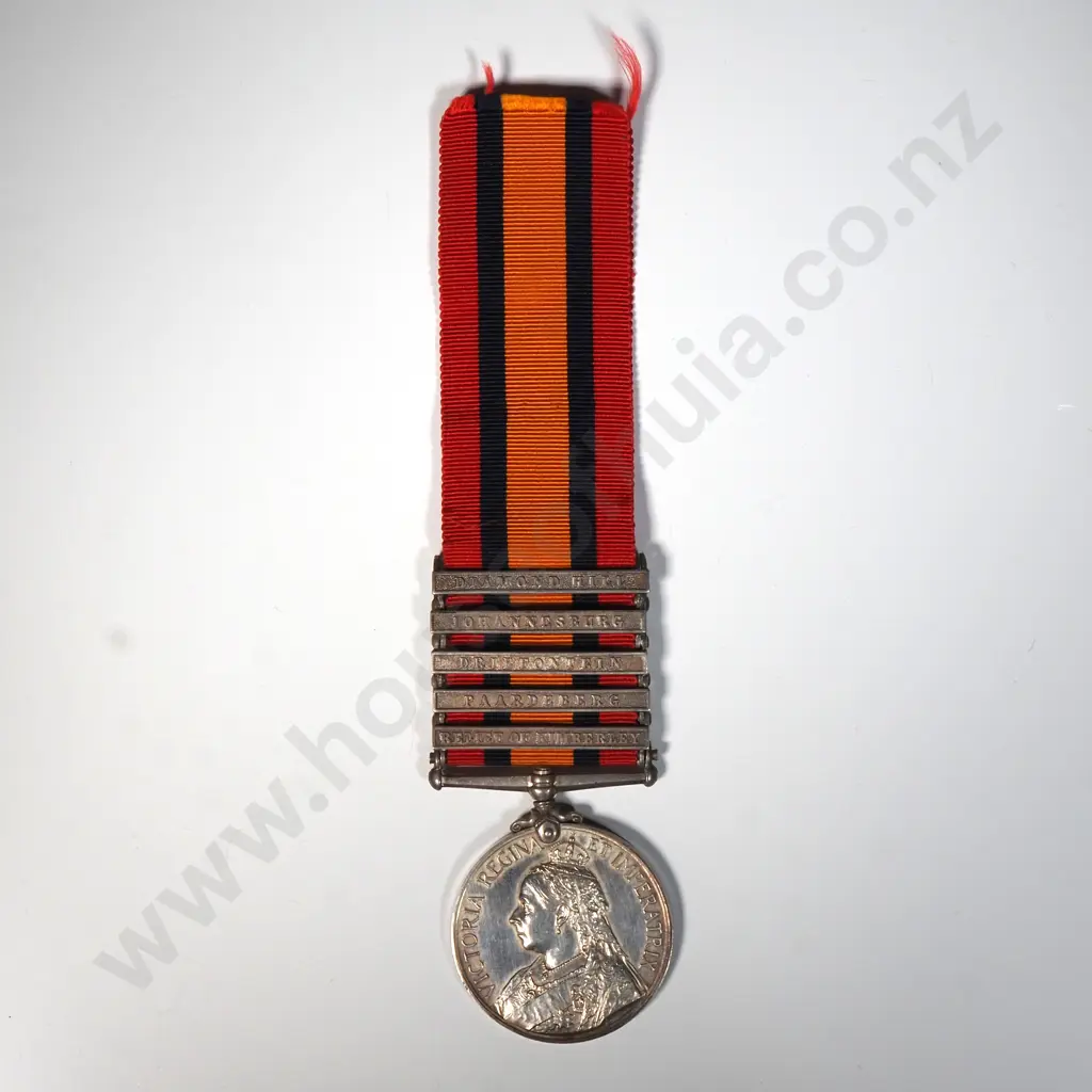 QSA KSA New Zealand Boer War Pair to 416 TPR W H Wilson &1st Contingent Boer War QSA to 188 TPR J T Wilson Image 1++