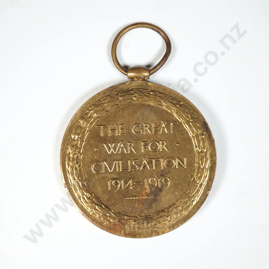 WW1 Victory Medal to Frank Valentine Puttick NZEF Image 1++