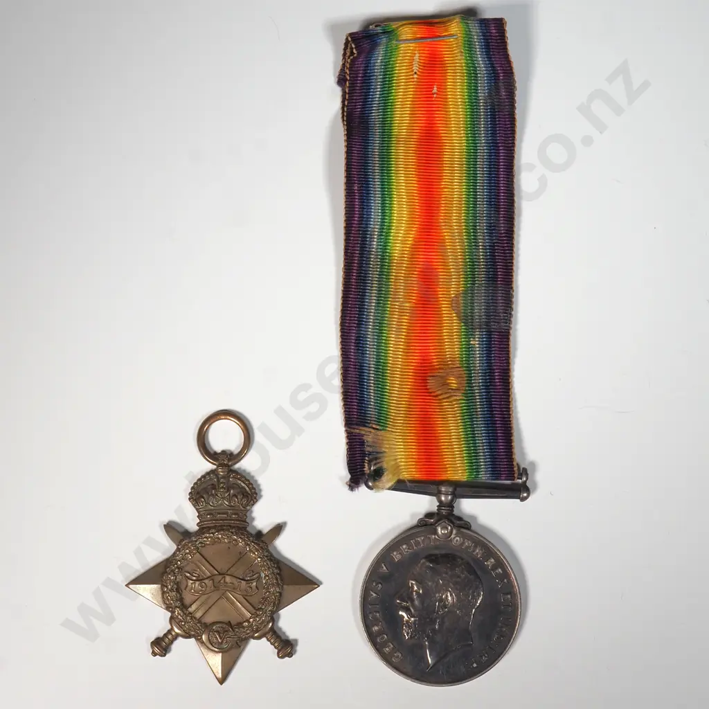 WW1 Trio (Missing Victory Medal) to 6/2813 R G Woodham NZEF Image 1++