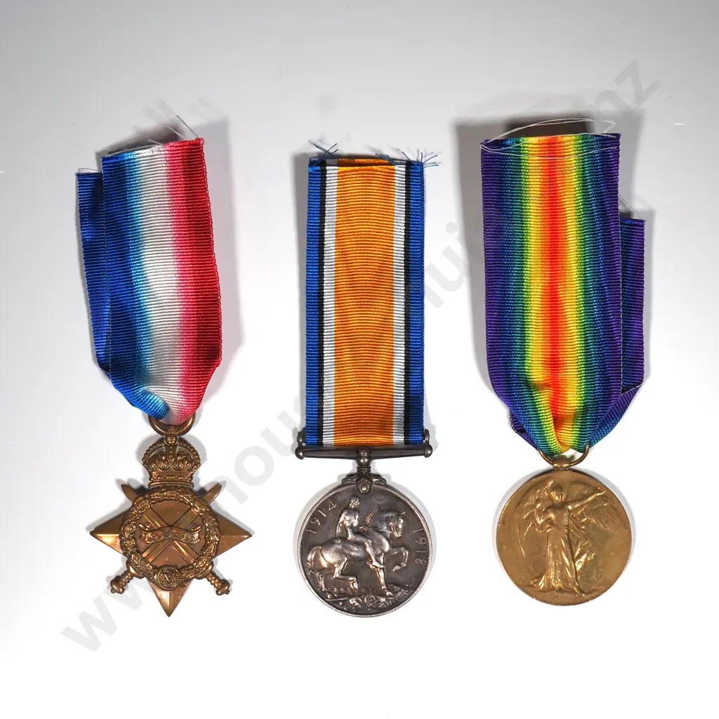 WW1 Trio to 6/657 W S Ithill NZEF Image 1++