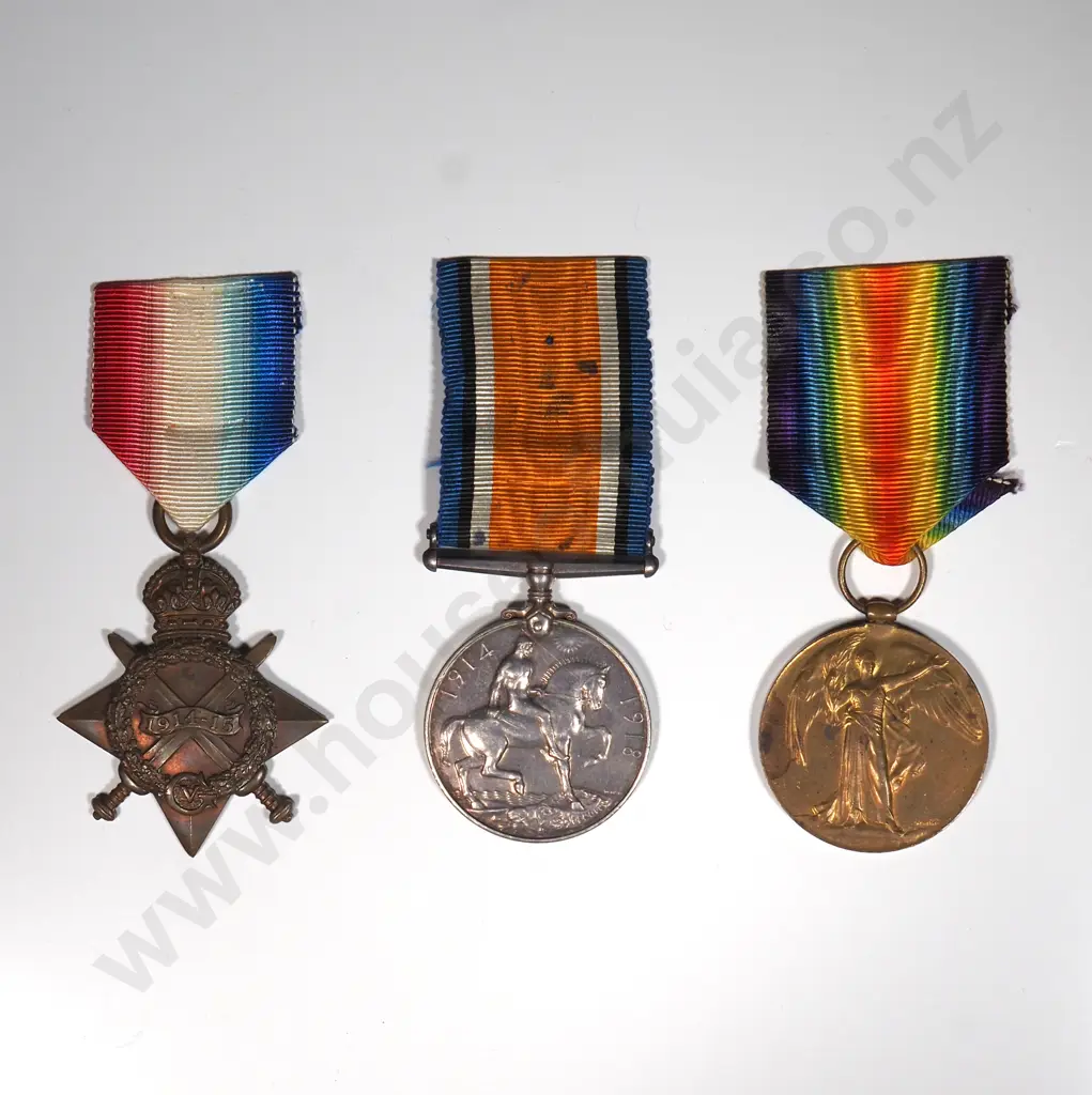 WW1 Trio to 12/2445 Ernest George Prince Image 1++