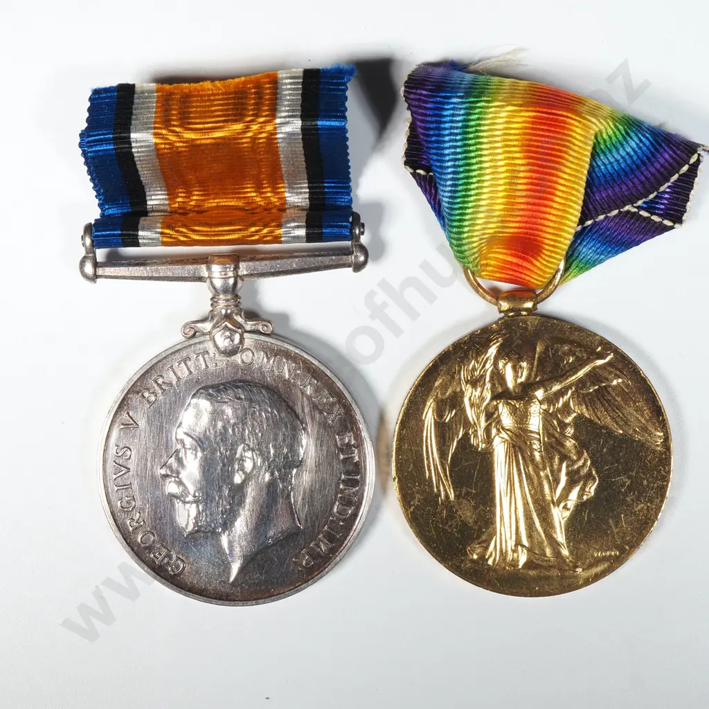 WW1 Pair to 4946 JJ Gadd RAF in Original Box Image 1++