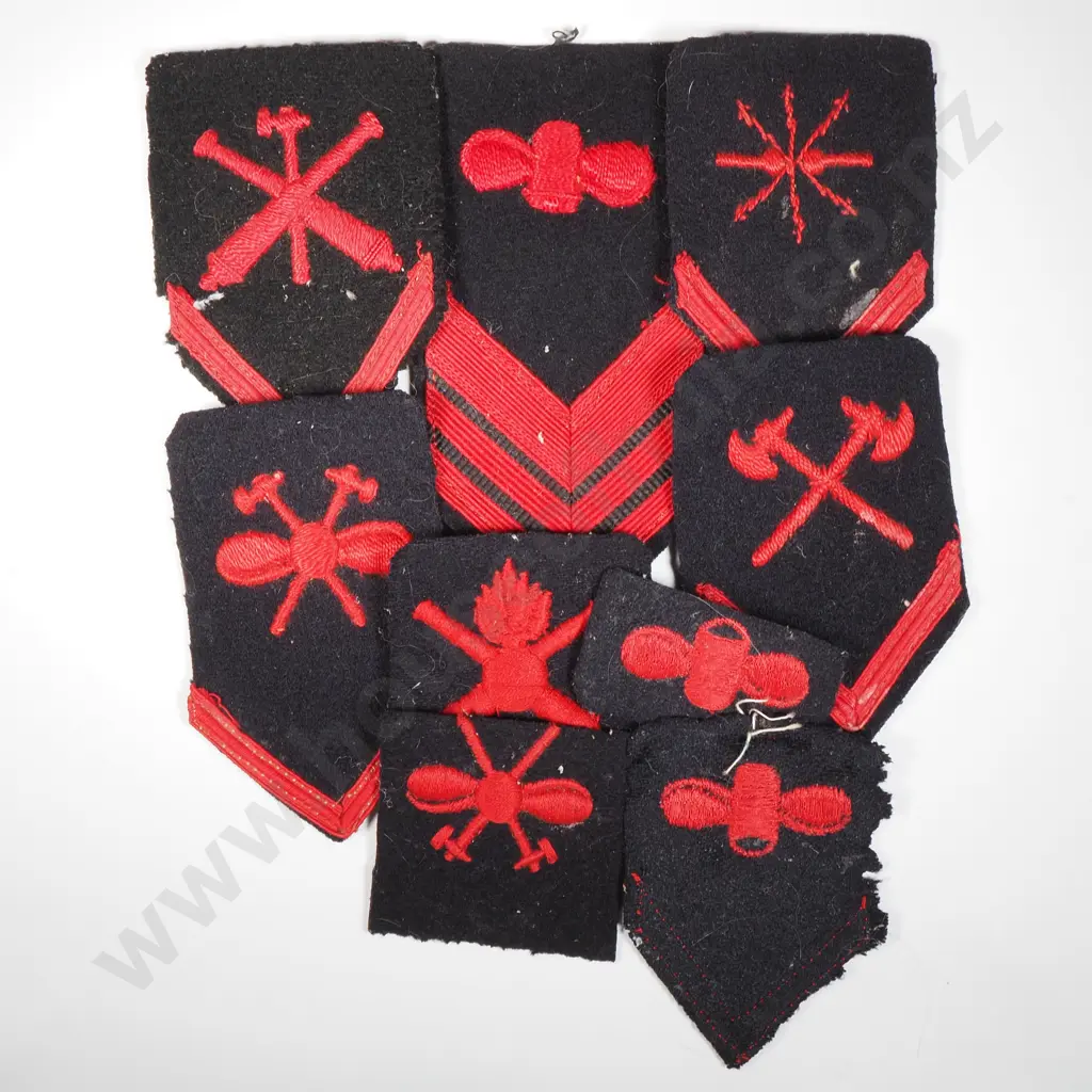 WW2 Italian Navy Cloth Shoulder Titles - Allegedly Vet Bring Back from Tobruch Image 1++