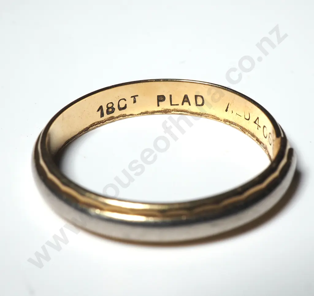 18ct Gold & Platinum Wedder Image 1++