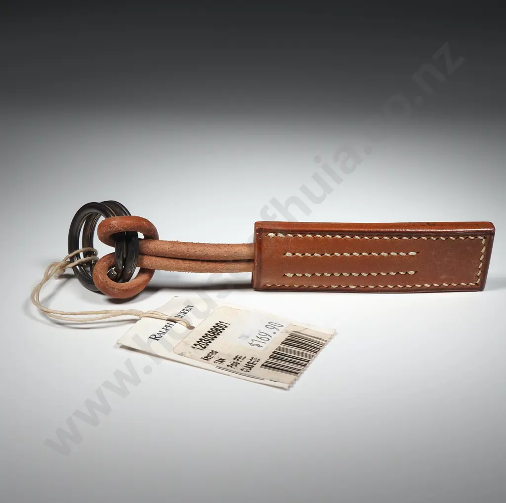 Ralph Lauren Leather Key Fob Image 1++