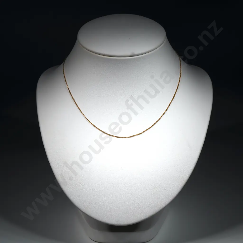 Antique 9ct Gold Necklace Image 1++