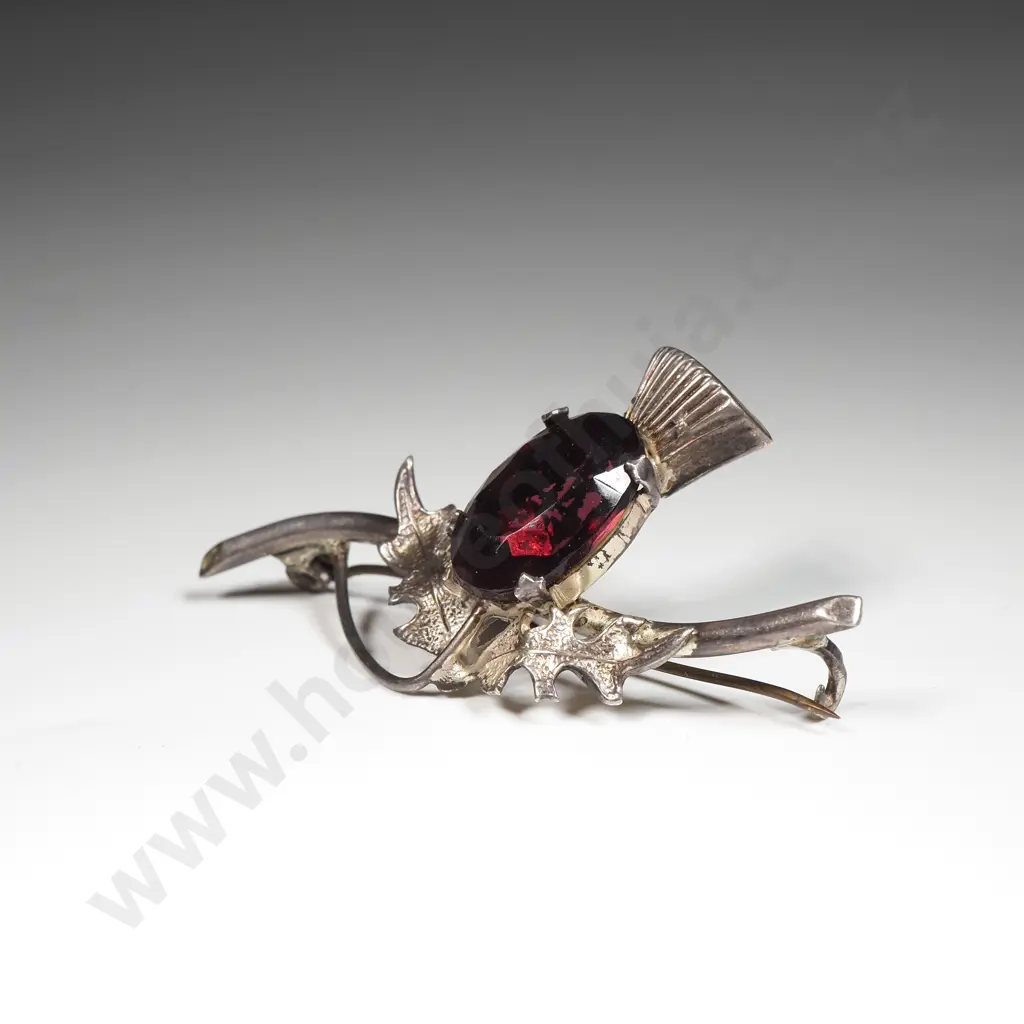 Sterling Silver Scottish Theme Brooch Image 1++